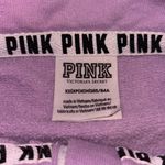 PINK - Victoria's Secret Victoria's Secret PINK Sweatshirt Quarter Snap Neck Pullover Purple Women’s XS Photo 4