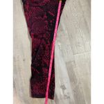 Nike Epic Lux Dri-Fit Snakeskin Print Running Capri Leggings Black/Red Sz Medium Photo 4