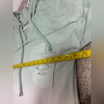 POL  Distressed Ombré Teal Hoodie Pullover Small Oversized Boho Bohemian Hippie M Photo 9