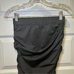 Zeagoo  Black Ruched/Draped Bodycon Skirt size S Photo 2