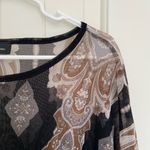 NWOT | International Concepts women’s lightweight sheer swimsuit cover‎ up large Black Photo 1