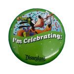 Disneyland Button Set First Visit I'm Celebrating Goofy Mickey Mouse  Pin Photo 2