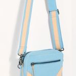Free People We The Free Blue Canvas Convertible Crossbody Bag Photo 2