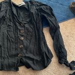 Urban Outfitters  linen blend blouse small Photo 3