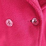 L.L.Bean womens pea coat red anchor design buttons lined size M Photo 4