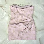 Majorelle  Pink Strapless Mini Dress Photo 2