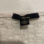 Vila Milano Sleeveless Tank Women’s size medium ivory see through polka dot Photo 7