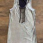 Metallic Silver Mini Dress by Tov Holy Size M Photo 0