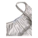 Tempo Paris  Womens Size Medium Floral Embroidered Silk Dress Ivory 
Italy Eyelet Photo 7