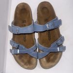 Birkenstock  Oiled Leather FRANCA Dusty Blue Gorpcore Slip On Sandals Women’s 10 Photo 14