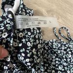 SheIn dark Navy ditzy floral one piece swimsuit Size L Photo 2