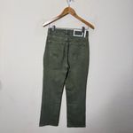 La Ligne Meredith High Rise Cropped Flare Jean Eloise Sage Green Womens Size 26 Photo 5