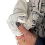 Cotton Candy LA Smocked Strapless Striped Romper in White/Navy Size S Photo 3