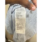 Abercrombie & Fitch  Womens Blue White‎ Striped Cotton Oversized Shirt S Photo 5