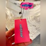 Edikted NEW  XS Lace Trim Corset White Bodysuit Photo 5