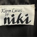 Vintage Black Velvet Karen Lucas for Niki Long Sleeve Cropped Shrug Jacket M Size M Photo 8