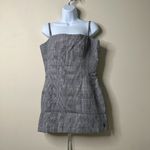 House Of CB Mistress Rocks 'WARNING' Black + White Checked Dress Women's Large NEW Photo 2