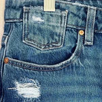 Paige Jeans Womens 31 Noella (Crop) Relaxed Straight Color Blue Denim Photo 2