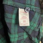 Faded Glory  Green And Blue Long Sleeve Cotton Flannel Like Shirt Photo 4