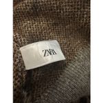 ZARA  Leopard Print Knit Sweater | Cozy Animal Print Pullover | Medium Photo 2