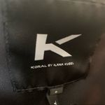 Koral Titrate Metallic Scuba Hoodie Small Black Silver NWT $295 Retail Photo 4