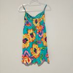 Gianni Bini GB‎  Floral Boho linen dress multi color size medium Photo 1