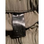 JISAI Nylon Pants Olive Green Jogger Drawstring Gorpcore Activewear Womens Small Photo 6