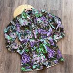 ASOS  twill vintage‎ floral long sleeve utility romper Photo 2