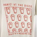 Panic at the Disco Small Tee Graphic Death of a Bachelor Tour White Orange 462 Photo 1