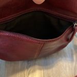 wilson's leather Genicci Red Wine Leather Crossbody Purse Photo 8