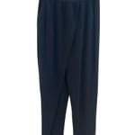 Cinq a Sept Shana Jersey Pants Drapey Front Stretch Black Size Small Photo 5