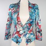 ‎Vintage jacket with floral print Blue Size XXS Photo 5