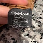 American Darling Brown Leather Accent Bag Green Photo 6