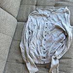 ALLSAINTS  gray button up sweater Photo 0