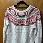 Talbots NEW Diamond Fair Isle Long Sleeve Wool Blend Knit Medium M NWT Photo 9