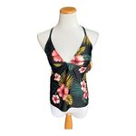 Kona Sol NWT Womens  O-Ring Tropical Strappy Back Tankini Top - Sz S Photo 4