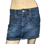 Tag Denim Women’s Size 29 Medium Blue Wash Mini Jean Skirt Photo 0