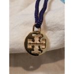 Tory Burch Medium Dust Bag 12"x15" Drawstring Beige Pouch w Gold Tone Logo Charm Photo 2