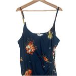 Nine Britton Vivienne Knit Midi Dress Navy Floral Stretch Size 2X Wrap Cottage Photo 2