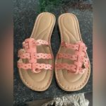 Sonoma  Life+Style Willow sandal Size 8 white pink used one time Photo 0