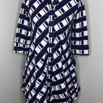 Zuri Kenya‎ Black White Purple Plaid Dress 2XS XXS Photo 0