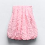 ZARA  pink mini sleeveless balloon dress Photo 8