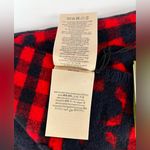 Gucci  644365 Red Blue Wool Jacquard Check GG Diamcheck Logo UNISEX Fringe Scarf Photo 4