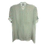 Tuckernuck The Shirt by Rochelle Behrens Ruffle Short Sleeve Blouse Sz. M Green Size M Photo 1