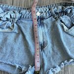 Redial Paper Bag Style Jean Shorts Size Euro 40 Photo 3