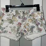 Miss Me Cargo Floral Print Jean Booty Shorts Photo 2