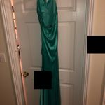Jodi Kristopher Pretty teal prom/formal high low dress Photo 3