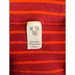 Free People  We The Free Pink and‎ Orange Striped Off the Shoulder Top Size Small Photo 3