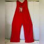 White House | Black Market  Vibrant Red Jumpsuit Photo 3