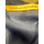 Diane Von Furstenberg   Silk‎ Chiffon Blue Mini Dress – Size 10 Photo 4